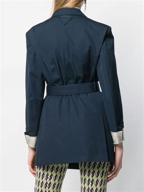 prada women blazer|prada trench coat women's.